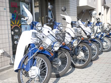 朝日新聞名古屋販売 バイク