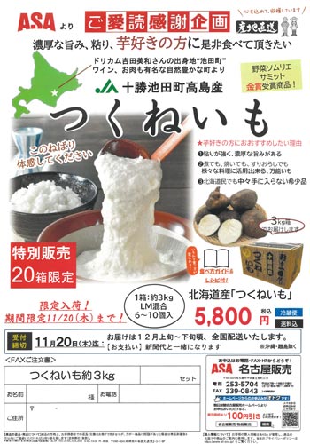 つくねいも・みかん